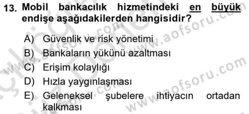 İnternet Ve Mobil Pazarlama Dersi 2024 - 2025 Yılı (Vize) Ara Sınav Soruları 13. Soru