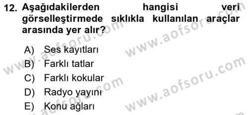 İnternet Ve Mobil Pazarlama Dersi 2024 - 2025 Yılı (Final) Dönem Sonu Sınav Soruları 12. Soru