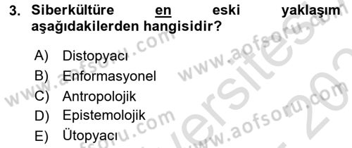 İnternet Ve Mobil Pazarlama Dersi 2025 - 2026 Yılı (Vize) Ara Sınav Soruları 3. Soru
