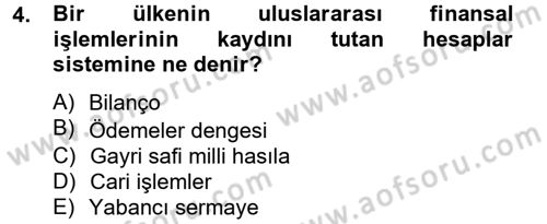 Küresel Pazarlama Dersi 2012 - 2013 Yılı (Final) Dönem Sonu Sınavı 4. Soru