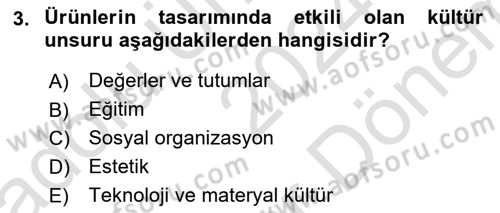 Küresel Pazarlama Dersi 2024 - 2025 Yılı (Final) Dönem Sonu Sınav Soruları 3. Soru