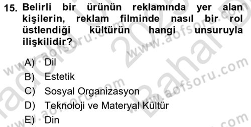 Küresel Pazarlama Dersi 2025 - 2026 Yılı (Vize) Ara Sınav Soruları 15. Soru
