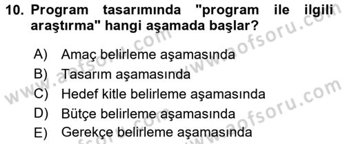 Radyo ve Televizyon Programcılığının Temel Kavramları Dersi 2021 - 2022 Yılı Yaz Okulu Sınav Soruları 10. Soru