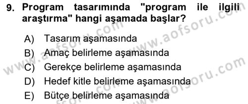 Radyo ve Televizyon Programcılığının Temel Kavramları Dersi 2022 - 2023 Yılı (Final) Dönem Sonu Sınav Soruları 9. Soru
