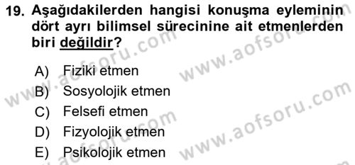 Radyo ve Televizyon Programcılığının Temel Kavramları Dersi 2023 - 2024 Yılı (Final) Dönem Sonu Sınavı 19. Soru