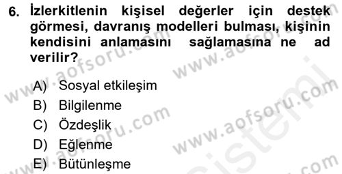 Radyo ve Televizyonda Program Yapımı Dersi 2017 - 2018 Yılı 3 Ders Sınav Soruları 6. Soru