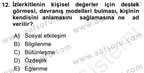 Radyo ve Televizyonda Program Yapımı Dersi 2017 - 2018 Yılı (Vize) Ara Sınav Soruları 12. Soru