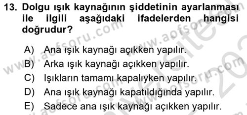 Radyo ve Televizyonda Program Yapımı Dersi 2023 - 2024 Yılı (Final) Dönem Sonu Sınav Soruları 13. Soru