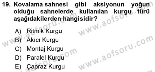 Radyo ve Televizyonda Program Yapımı Dersi 2024 - 2025 Yılı (Final) Dönem Sonu Sınav Soruları 19. Soru