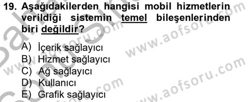 Radyo ve Televizyon Yayıncılığı Dersi 2012 - 2013 Yılı (Final) Dönem Sonu Sınav Soruları 19. Soru