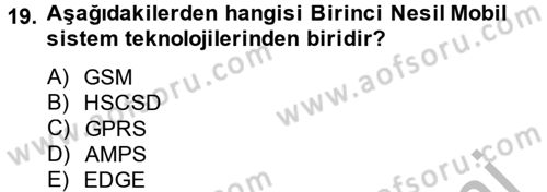 Radyo ve Televizyon Yayıncılığı Dersi 2013 - 2014 Yılı (Final) Dönem Sonu Sınav Soruları 19. Soru