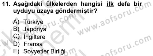 Radyo ve Televizyon Yayıncılığı Dersi 2013 - 2014 Yılı Tek Ders Sınav Soruları 11. Soru