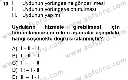 Radyo ve Televizyon Yayıncılığı Dersi 2014 - 2015 Yılı (Final) Dönem Sonu Sınav Soruları 10. Soru
