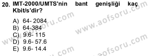 Radyo ve Televizyon Yayıncılığı Dersi 2014 - 2015 Yılı (Final) Dönem Sonu Sınav Soruları 20. Soru