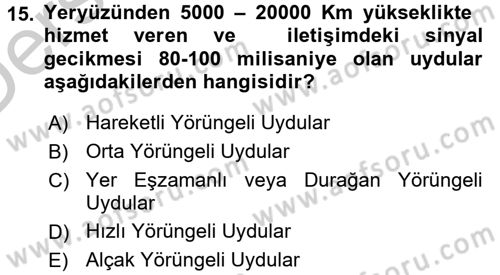 Radyo ve Televizyon Yayıncılığı Dersi 2016 - 2017 Yılı 3 Ders Sınav Soruları 15. Soru