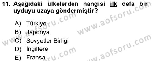 Radyo ve Televizyon Yayıncılığı Dersi 2016 - 2017 Yılı (Final) Dönem Sonu Sınav Soruları 11. Soru
