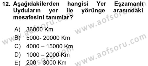 Radyo ve Televizyon Yayıncılığı Dersi 2016 - 2017 Yılı (Final) Dönem Sonu Sınav Soruları 12. Soru