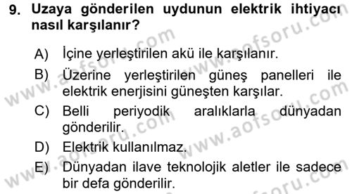 Radyo ve Televizyon Yayıncılığı Dersi 2017 - 2018 Yılı (Final) Dönem Sonu Sınav Soruları 9. Soru