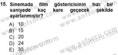 Radyo ve Televizyon Tekniği Dersi 2012 - 2013 Yılı (Final) Dönem Sonu Sınav Soruları 15. Soru