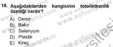 Radyo ve Televizyon Tekniği Dersi 2012 - 2013 Yılı (Final) Dönem Sonu Sınav Soruları 18. Soru
