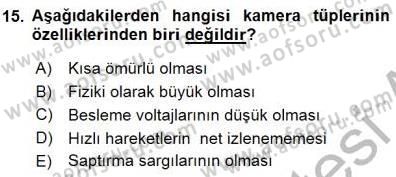 Radyo ve Televizyon Tekniği Dersi 2015 - 2016 Yılı (Final) Dönem Sonu Sınav Soruları 15. Soru