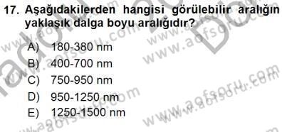 Radyo ve Televizyon Tekniği Dersi 2015 - 2016 Yılı (Final) Dönem Sonu Sınav Soruları 17. Soru