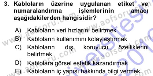 Radyo ve Televizyonda Ölçü Bakım Dersi 2015 - 2016 Yılı (Final) Dönem Sonu Sınavı 3. Soru