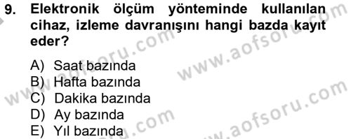 Radyo ve Televizyon İşletmeciliği Dersi 2012 - 2013 Yılı (Final) Dönem Sonu Sınav Soruları 9. Soru