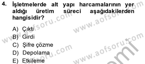 Radyo ve Televizyon İşletmeciliği Dersi 2014 - 2015 Yılı (Vize) Ara Sınav Soruları 4. Soru