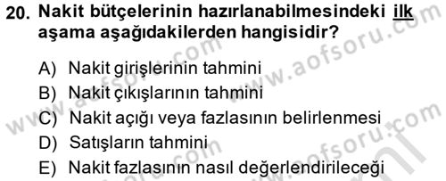 Radyo ve Televizyon İşletmeciliği Dersi 2014 - 2015 Yılı Tek Ders Sınav Soruları 20. Soru