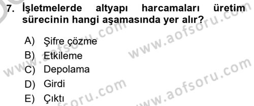 Radyo ve Televizyon İşletmeciliği Dersi 2016 - 2017 Yılı 3 Ders Sınav Soruları 7. Soru