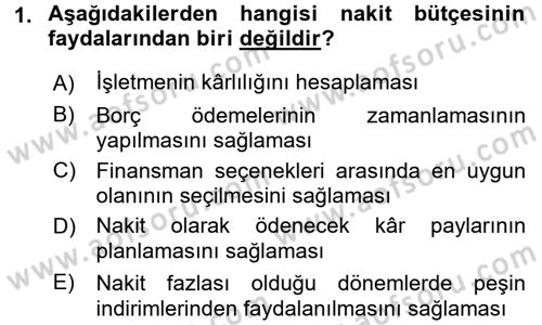 Radyo ve Televizyon İşletmeciliği Dersi 2016 - 2017 Yılı (Final) Dönem Sonu Sınav Soruları 1. Soru