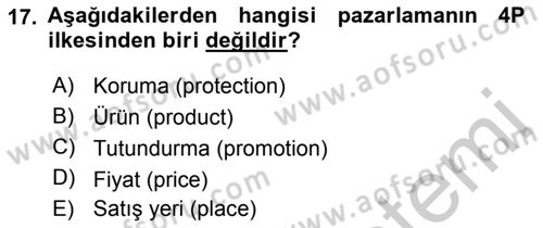 Radyo ve Televizyon İşletmeciliği Dersi 2018 - 2019 Yılı Yaz Okulu Sınav Soruları 17. Soru