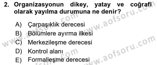 Radyo ve Televizyon İşletmeciliği Dersi 2018 - 2019 Yılı Yaz Okulu Sınav Soruları 2. Soru