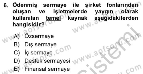 Radyo ve Televizyon İşletmeciliği Dersi 2018 - 2019 Yılı Yaz Okulu Sınav Soruları 6. Soru
