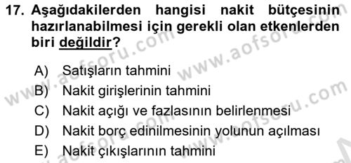 Radyo ve Televizyon İşletmeciliği Dersi 2021 - 2022 Yılı Yaz Okulu Sınav Soruları 17. Soru