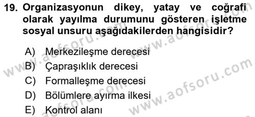 Radyo ve Televizyon İşletmeciliği Dersi 2021 - 2022 Yılı Yaz Okulu Sınav Soruları 19. Soru