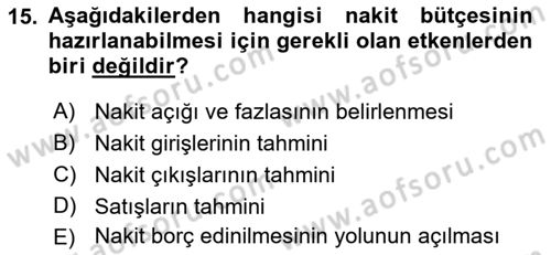 Radyo ve Televizyon İşletmeciliği Dersi 2022 - 2023 Yılı Yaz Okulu Sınav Soruları 15. Soru