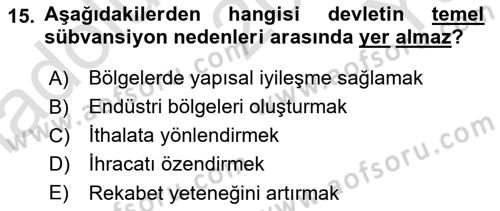 Radyo ve Televizyon İşletmeciliği Dersi 2023 - 2024 Yılı Yaz Okulu Sınav Soruları 15. Soru