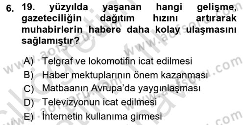 Yeni Medya Teorileri Dersi 2025 - 2026 Yılı (Vize) Ara Sınav Soruları 6. Soru