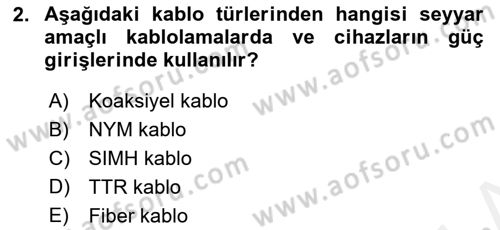 Radyo ve Televizyon Stüdyoları Dersi 2017 - 2018 Yılı (Vize) Ara Sınav Soruları 2. Soru