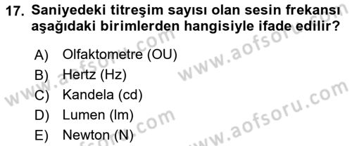 Radyo ve Televizyon Stüdyoları Dersi 2021 - 2022 Yılı (Final) Dönem Sonu Sınav Soruları 17. Soru