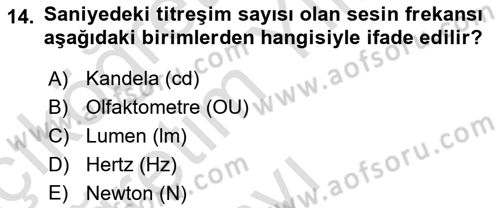 Radyo ve Televizyon Stüdyoları Dersi 2023 - 2024 Yılı Yaz Okulu Sınav Soruları 14. Soru