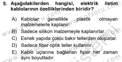 Radyo ve Televizyon Stüdyoları Dersi 2024 - 2025 Yılı (Vize) Ara Sınav Soruları 5. Soru