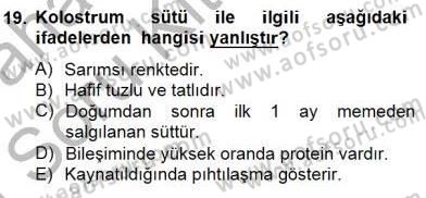 Anne Çocuk Sağlığı Ve İlkyardım Dersi 2014 - 2015 Yılı (Vize) Ara Sınav Soruları 19. Soru