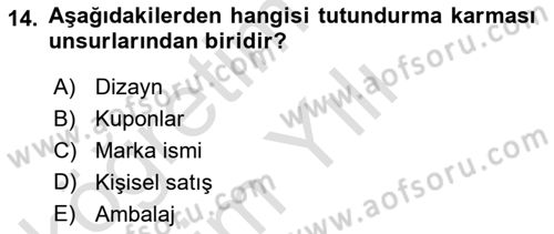 Sağlık İşletmeciliği 1 Dersi 2020 - 2021 Yılı Yaz Okulu Sınav Soruları 14. Soru