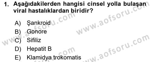 Temel Sağlık Ve Hastalık Bilgisi Dersi 2016 - 2017 Yılı 3 Ders Sınav Soruları 1. Soru