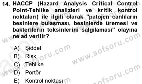 Temel Sağlık Ve Hastalık Bilgisi Dersi 2017 - 2018 Yılı 3 Ders Sınav Soruları 14. Soru