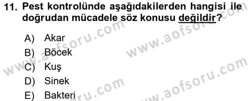 Temel Sağlık Ve Hastalık Bilgisi Dersi 2017 - 2018 Yılı (Final) Dönem Sonu Sınav Soruları 11. Soru