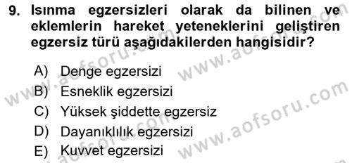Temel Sağlık Ve Hastalık Bilgisi Dersi 2022 - 2023 Yılı (Vize) Ara Sınav Soruları 9. Soru